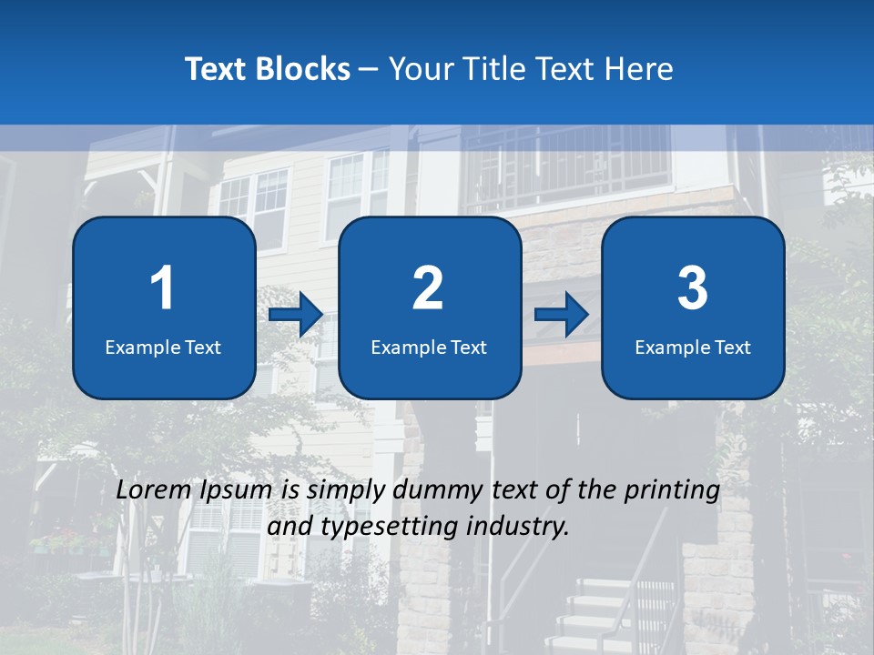 High House Suburban PowerPoint Template