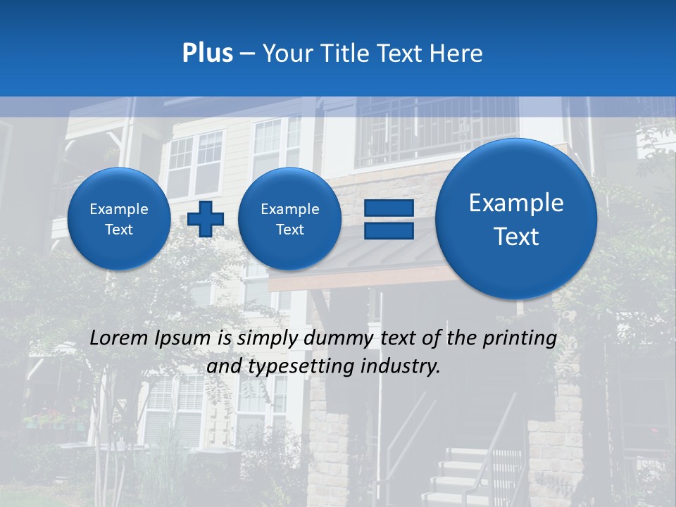 High House Suburban PowerPoint Template