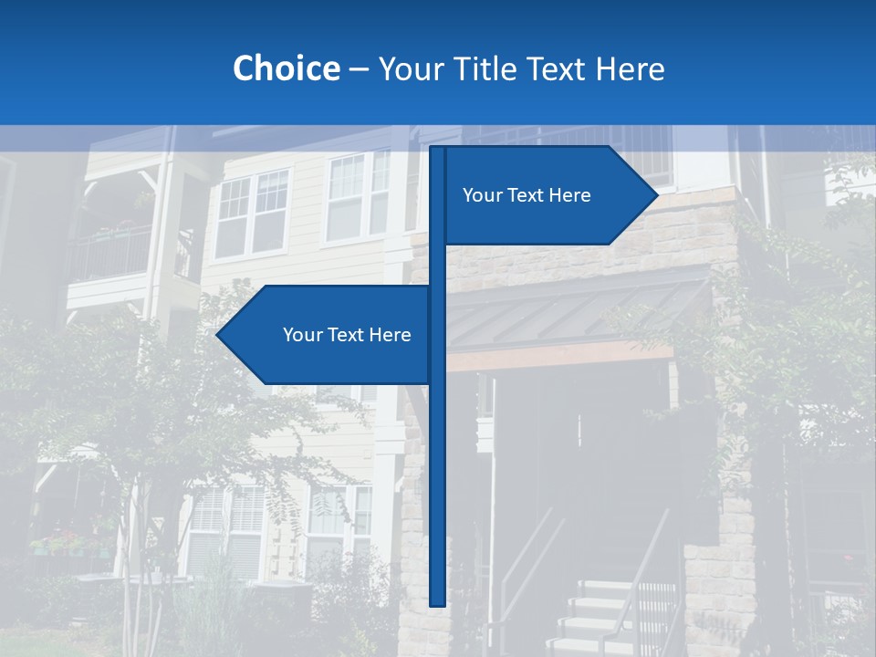 High House Suburban PowerPoint Template