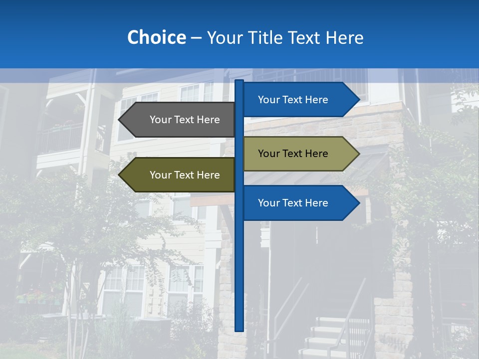 High House Suburban PowerPoint Template