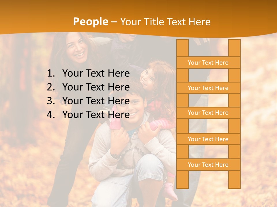 Having Person Girl PowerPoint Template