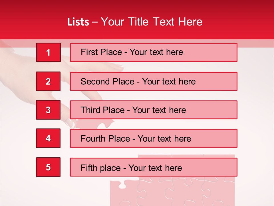 Solution Blue Order PowerPoint Template