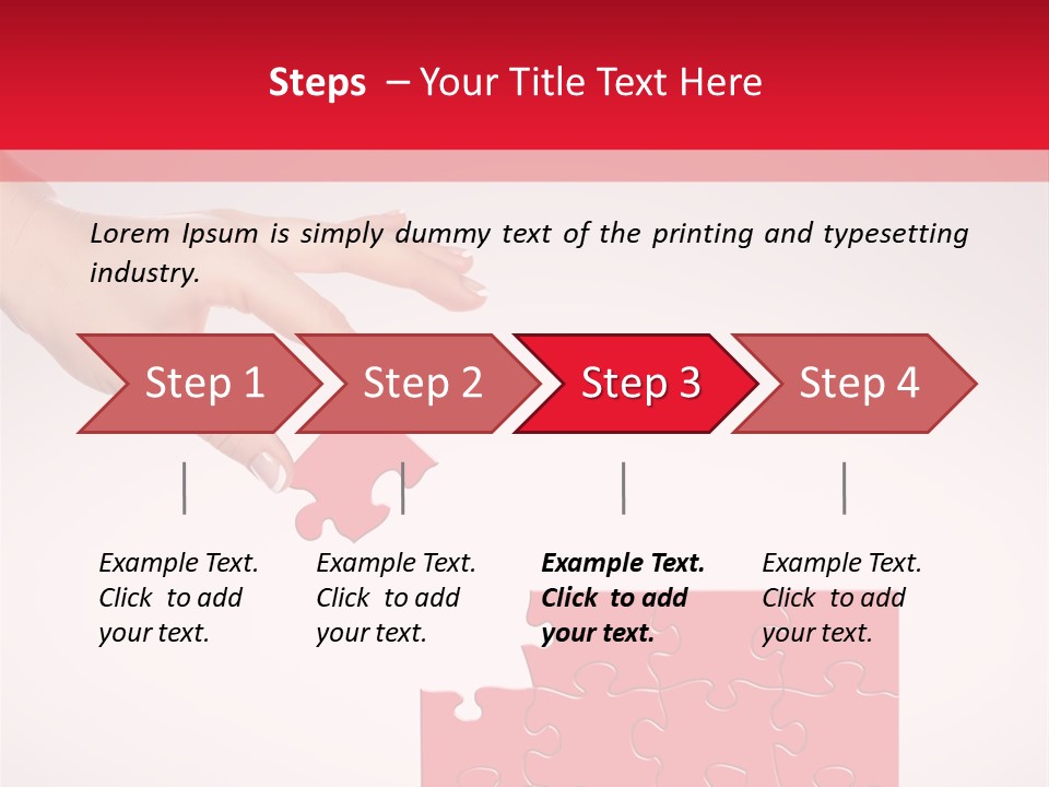 Solution Blue Order PowerPoint Template