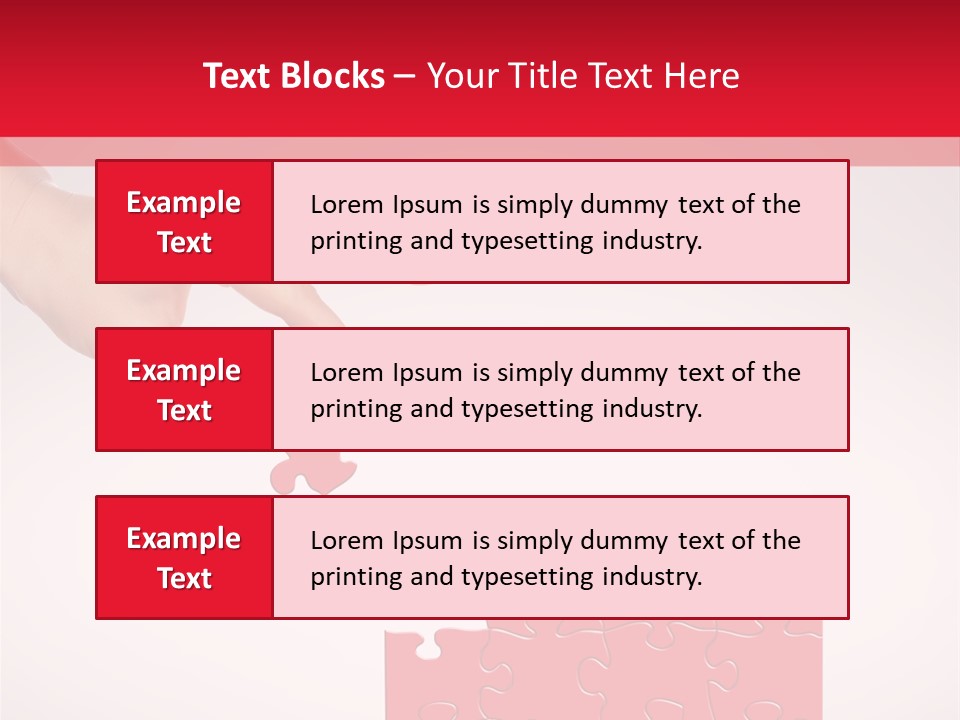 Solution Blue Order PowerPoint Template