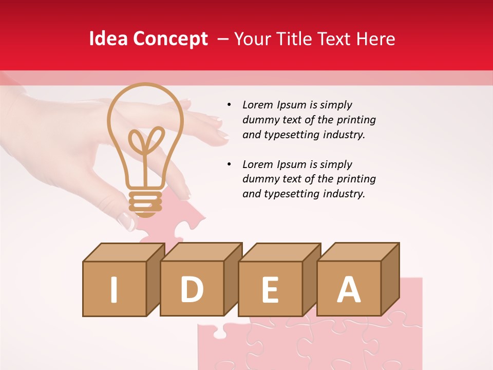 Solution Blue Order PowerPoint Template