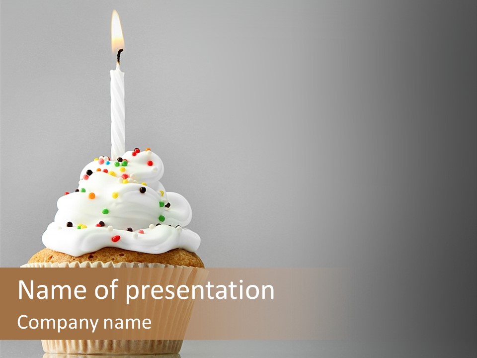 Frosting Frosted Party PowerPoint Template