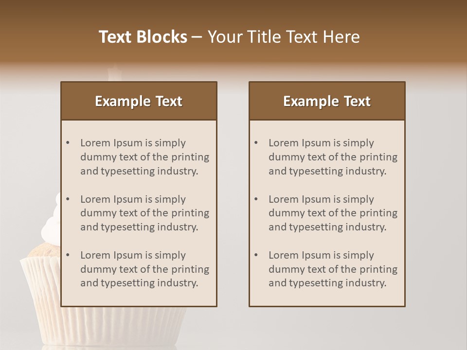 Frosting Frosted Party PowerPoint Template