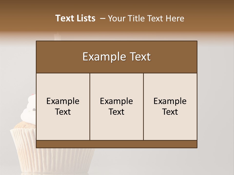 Frosting Frosted Party PowerPoint Template