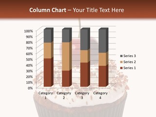 Cupcake Food Cherry PowerPoint Template