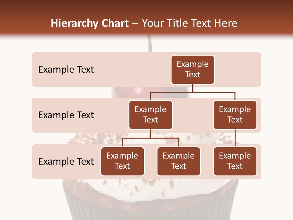 Cupcake Food Cherry PowerPoint Template