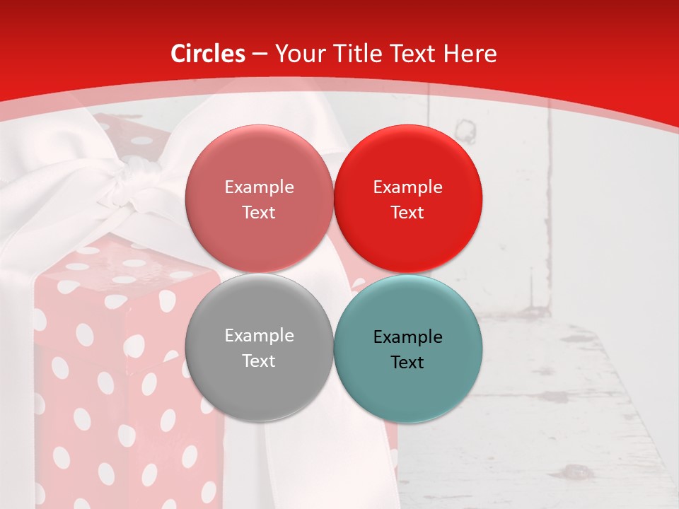 White Cute Shabby Chic PowerPoint Template