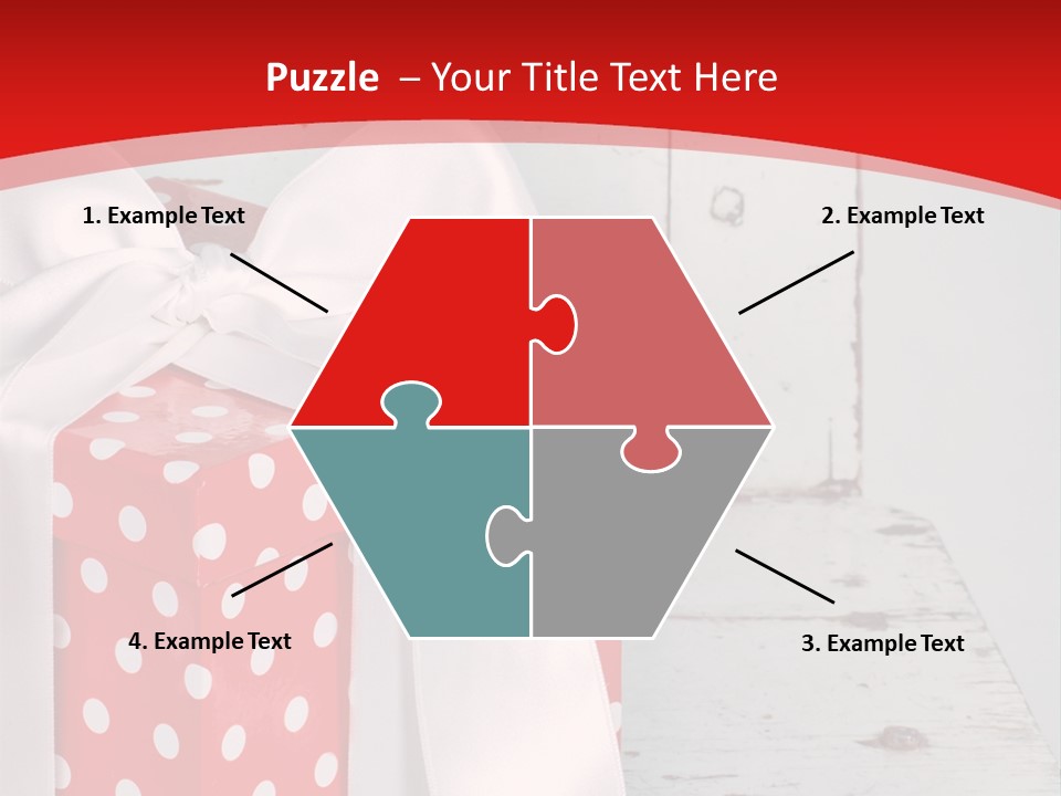 White Cute Shabby Chic PowerPoint Template