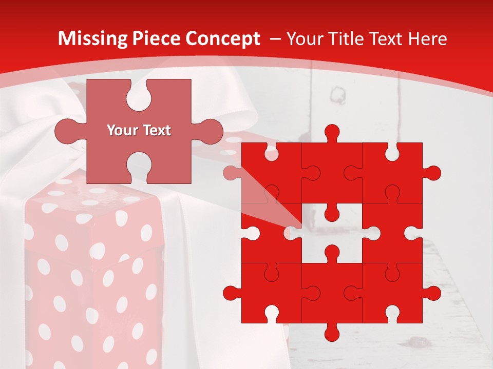 White Cute Shabby Chic PowerPoint Template