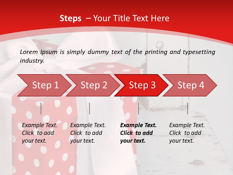 White Cute Shabby Chic PowerPoint Template