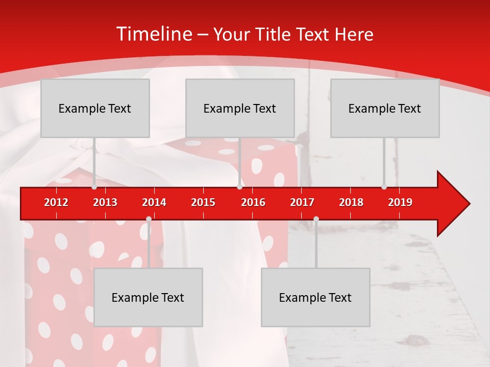 White Cute Shabby Chic PowerPoint Template