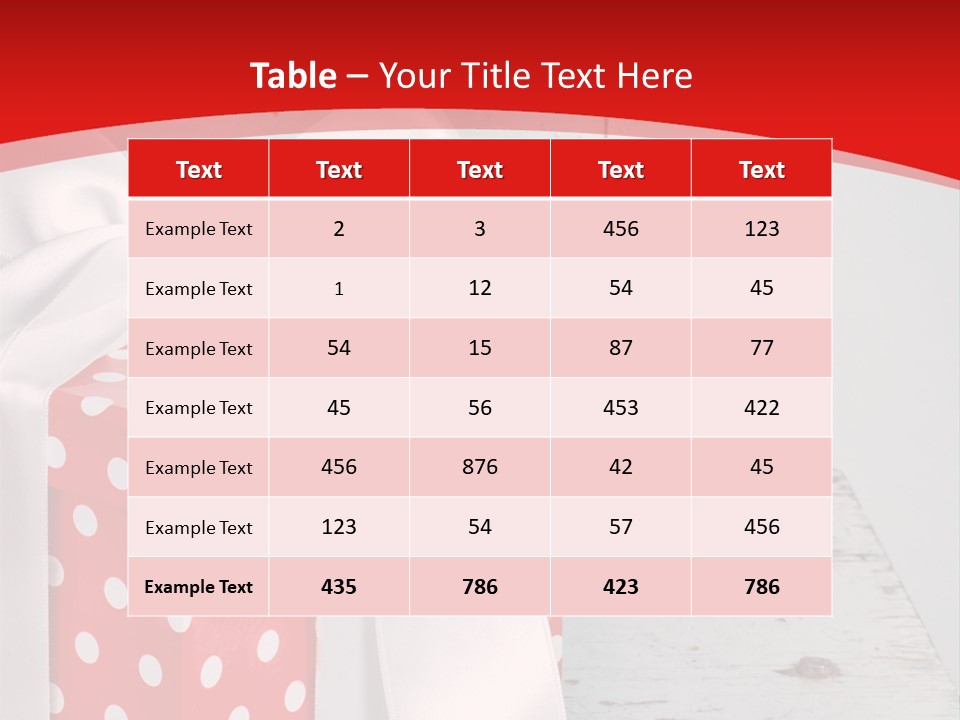 White Cute Shabby Chic PowerPoint Template