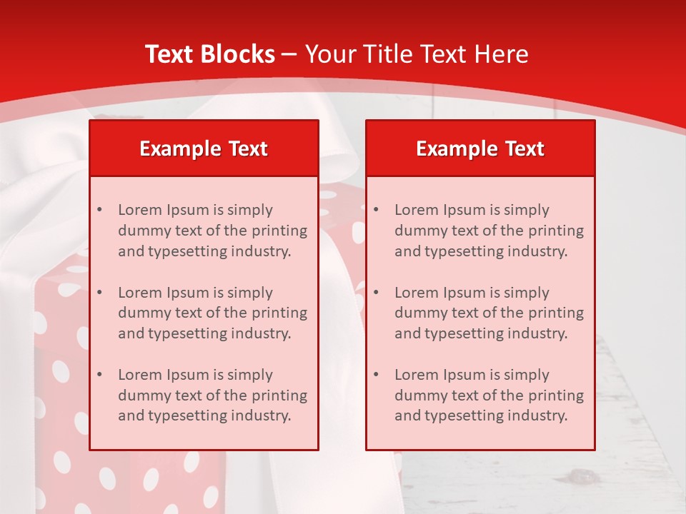 White Cute Shabby Chic PowerPoint Template