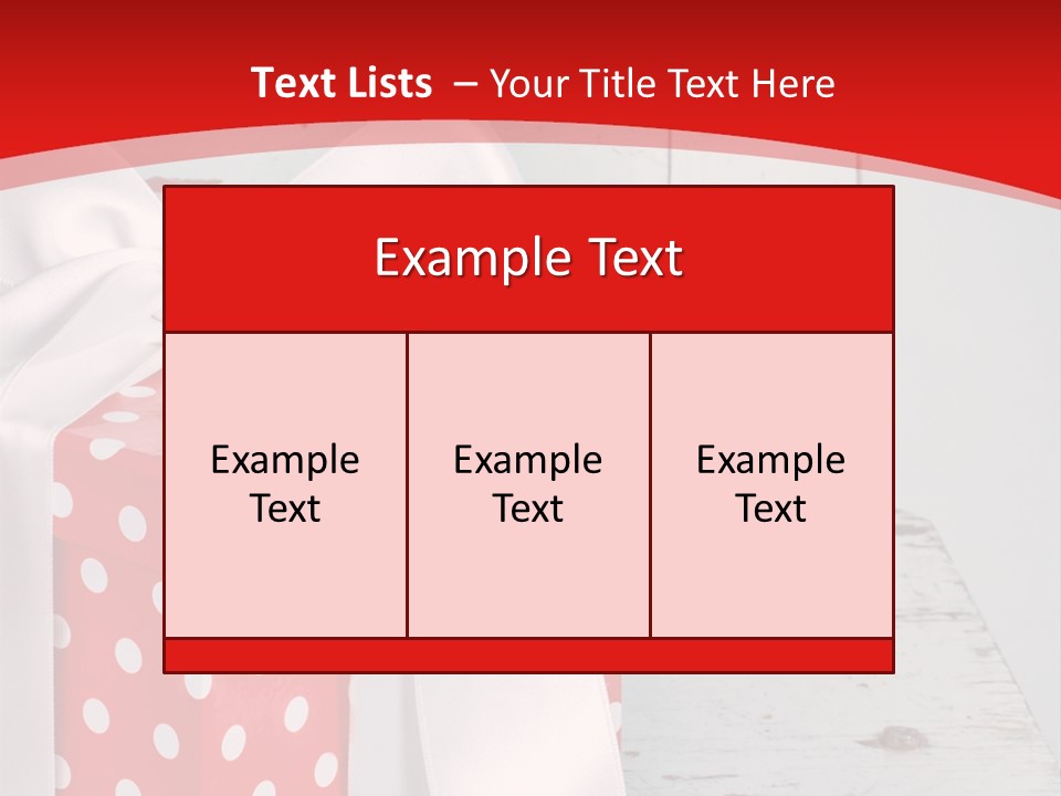 White Cute Shabby Chic PowerPoint Template