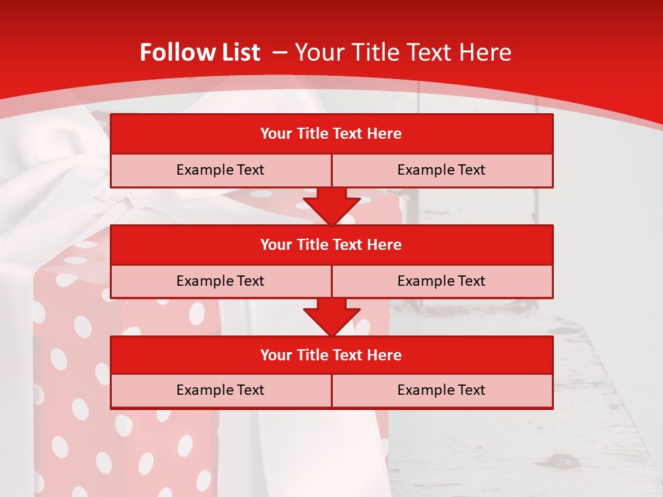 White Cute Shabby Chic PowerPoint Template