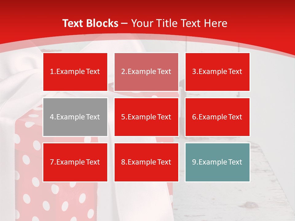 White Cute Shabby Chic PowerPoint Template