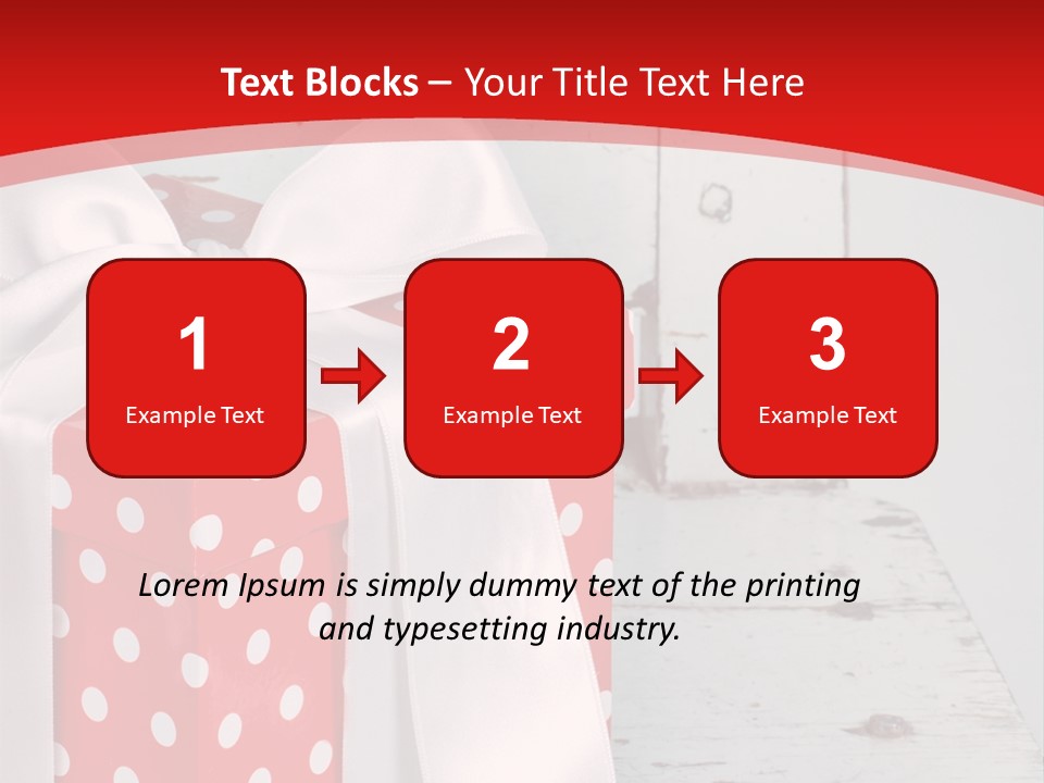 White Cute Shabby Chic PowerPoint Template