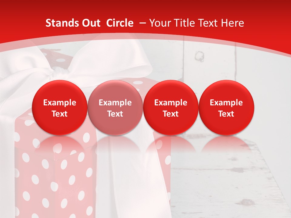 White Cute Shabby Chic PowerPoint Template