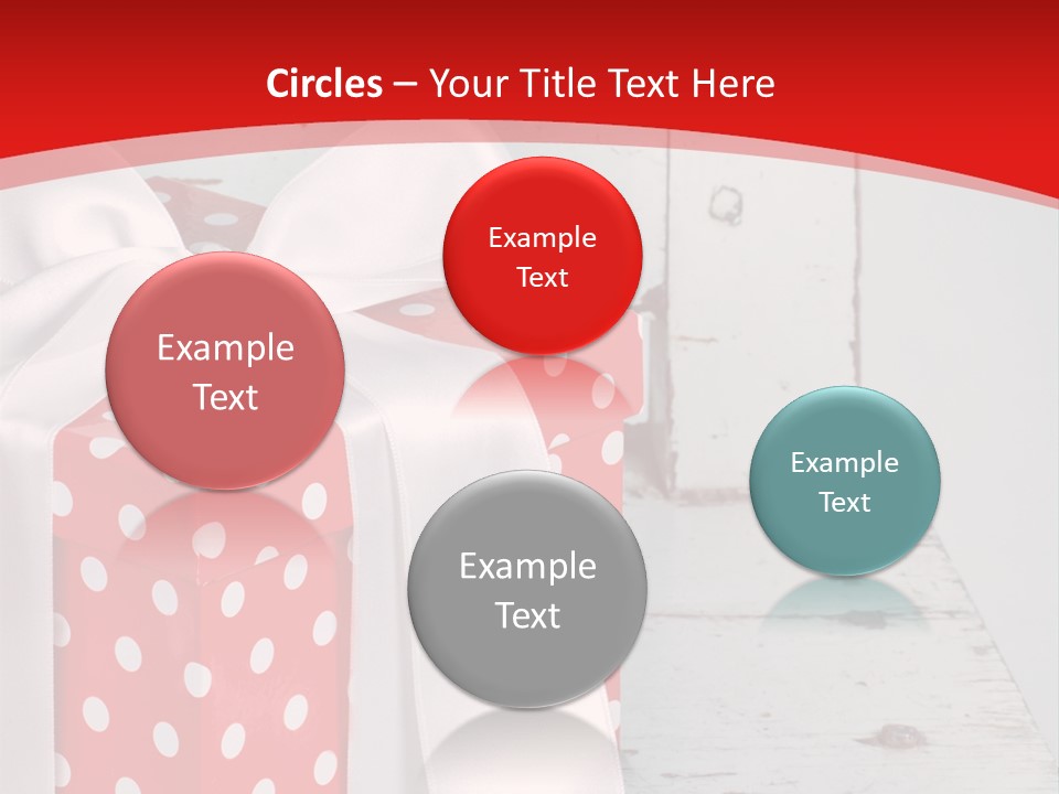 White Cute Shabby Chic PowerPoint Template