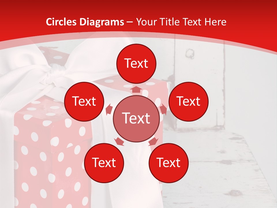 White Cute Shabby Chic PowerPoint Template