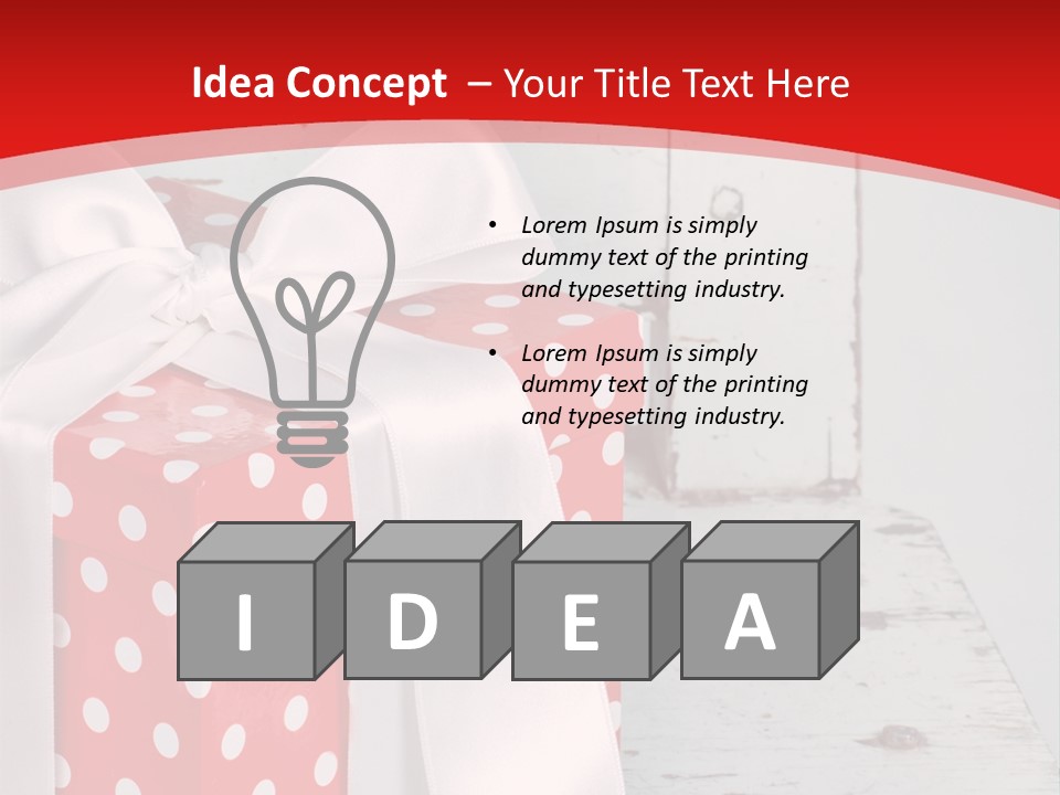 White Cute Shabby Chic PowerPoint Template