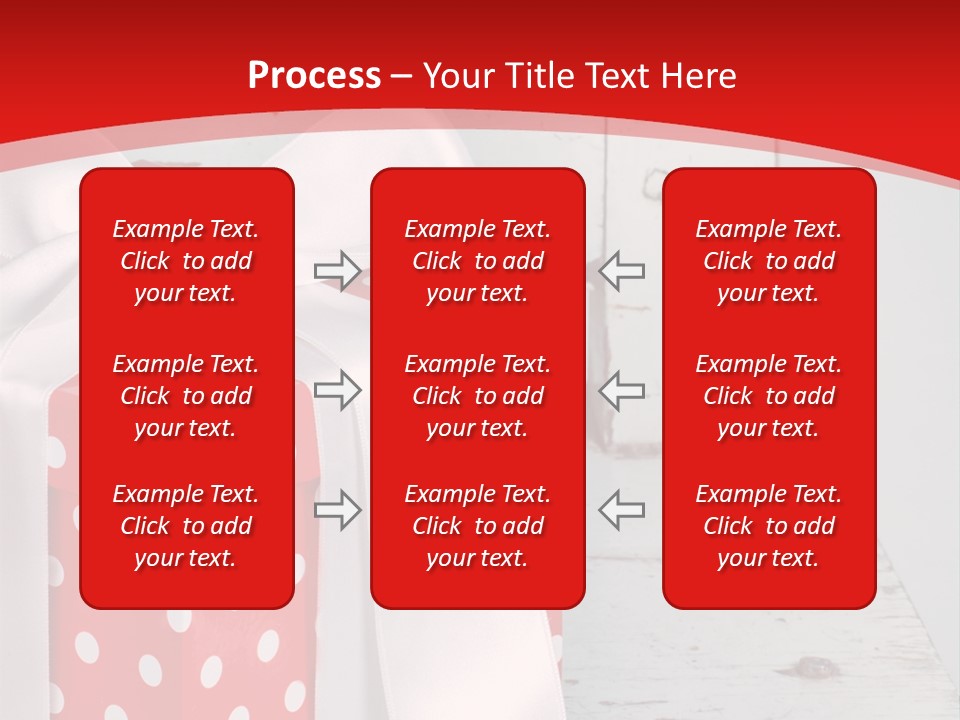 White Cute Shabby Chic PowerPoint Template