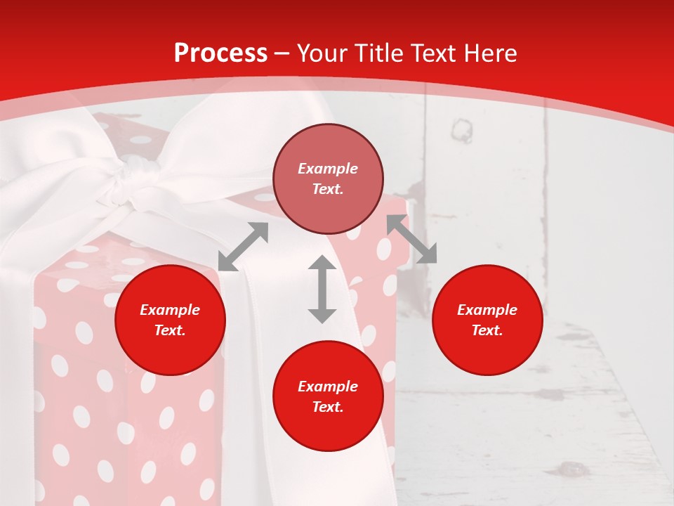 White Cute Shabby Chic PowerPoint Template