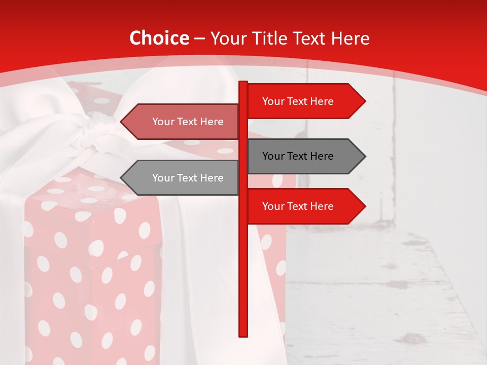 White Cute Shabby Chic PowerPoint Template