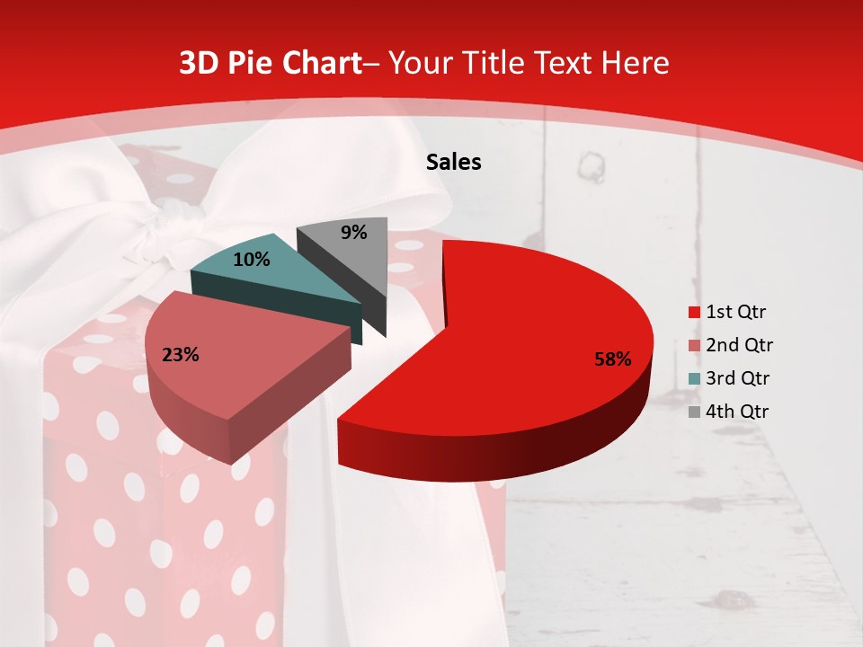 White Cute Shabby Chic PowerPoint Template