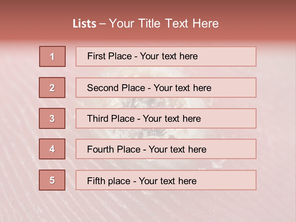 Macro Close Up Papillomavirus PowerPoint Template