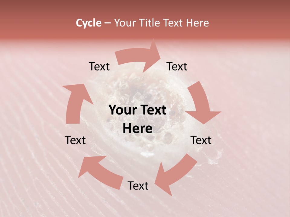 Macro Close Up Papillomavirus PowerPoint Template