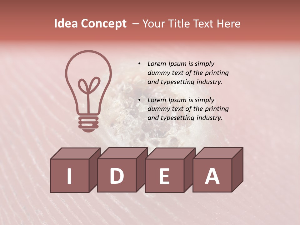 Macro Close Up Papillomavirus PowerPoint Template