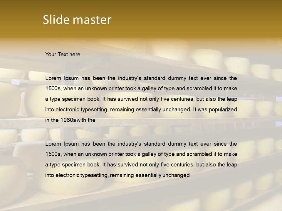 Shelf Round Nutrition PowerPoint Template
