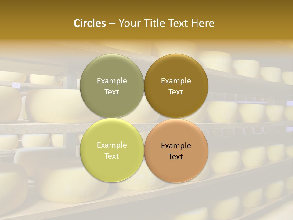 Shelf Round Nutrition PowerPoint Template