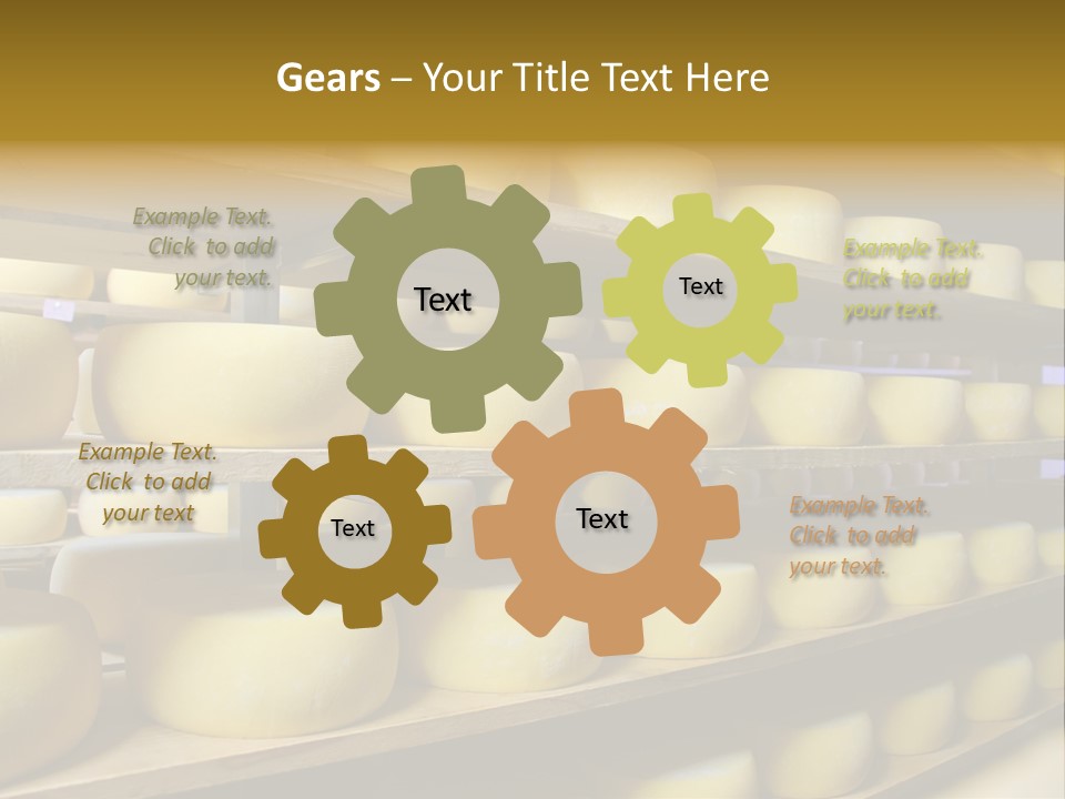 Shelf Round Nutrition PowerPoint Template