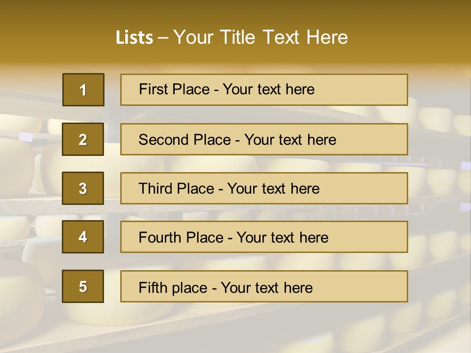 Shelf Round Nutrition PowerPoint Template