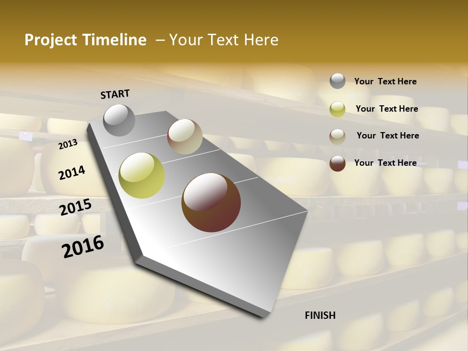 Shelf Round Nutrition PowerPoint Template