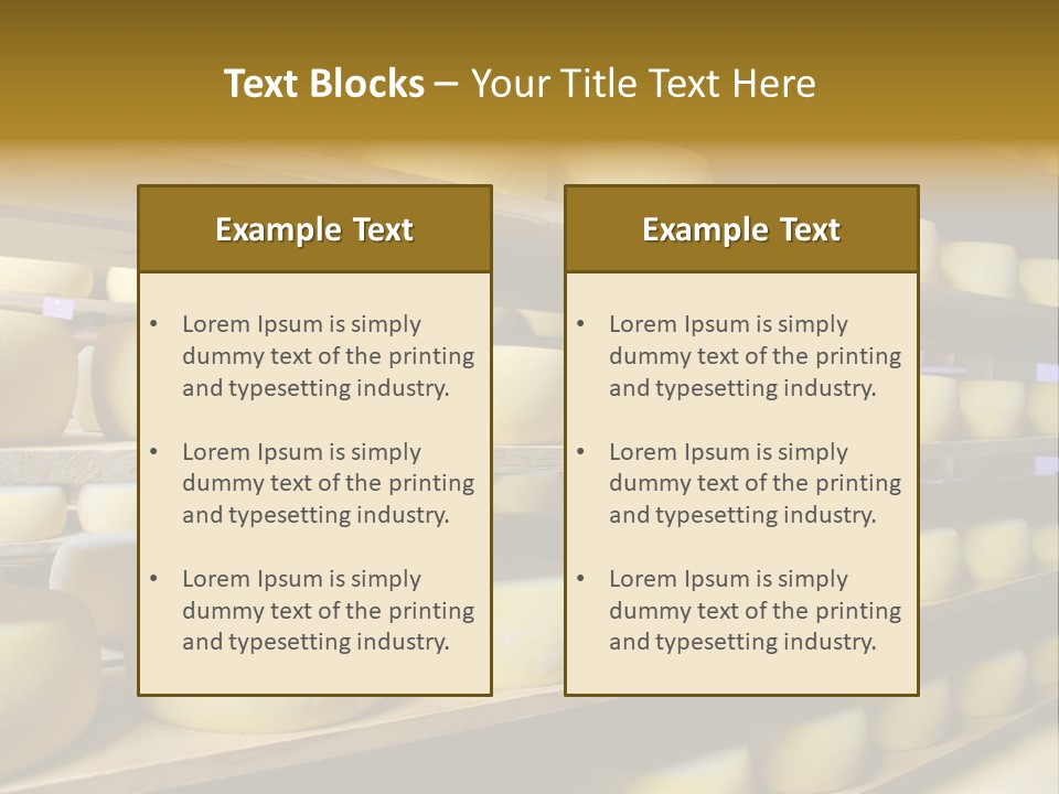 Shelf Round Nutrition PowerPoint Template