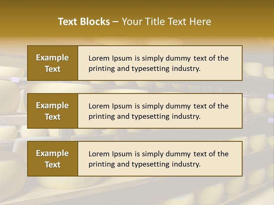Shelf Round Nutrition PowerPoint Template