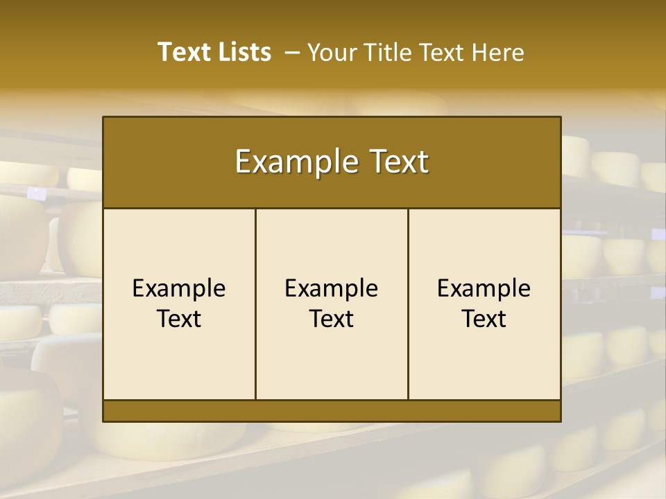 Shelf Round Nutrition PowerPoint Template