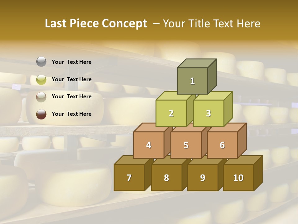 Shelf Round Nutrition PowerPoint Template