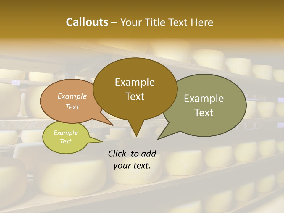 Shelf Round Nutrition PowerPoint Template