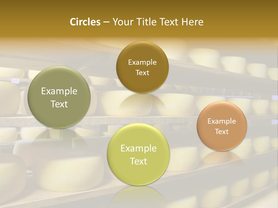 Shelf Round Nutrition PowerPoint Template