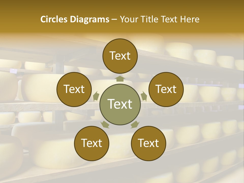Shelf Round Nutrition PowerPoint Template