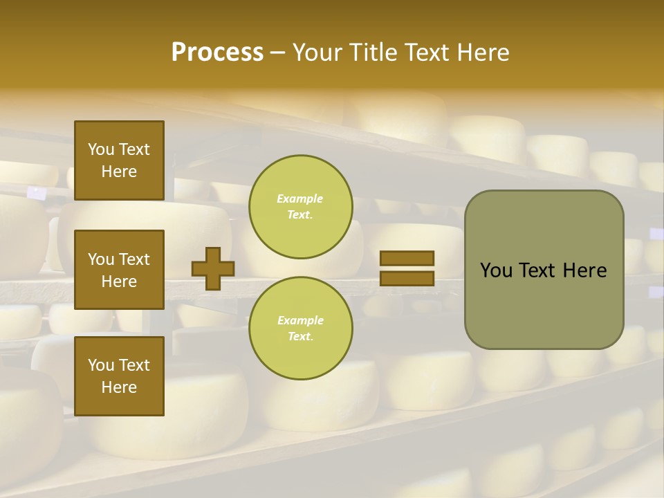 Shelf Round Nutrition PowerPoint Template