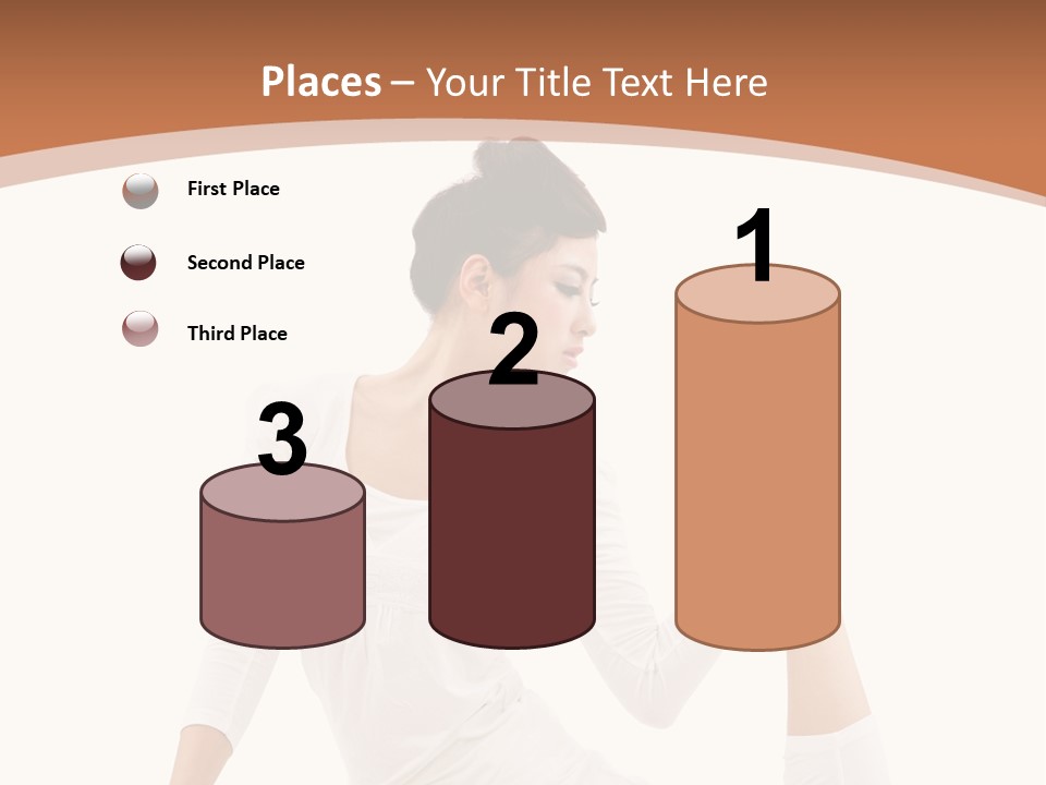 Woman Fit Beautiful PowerPoint Template